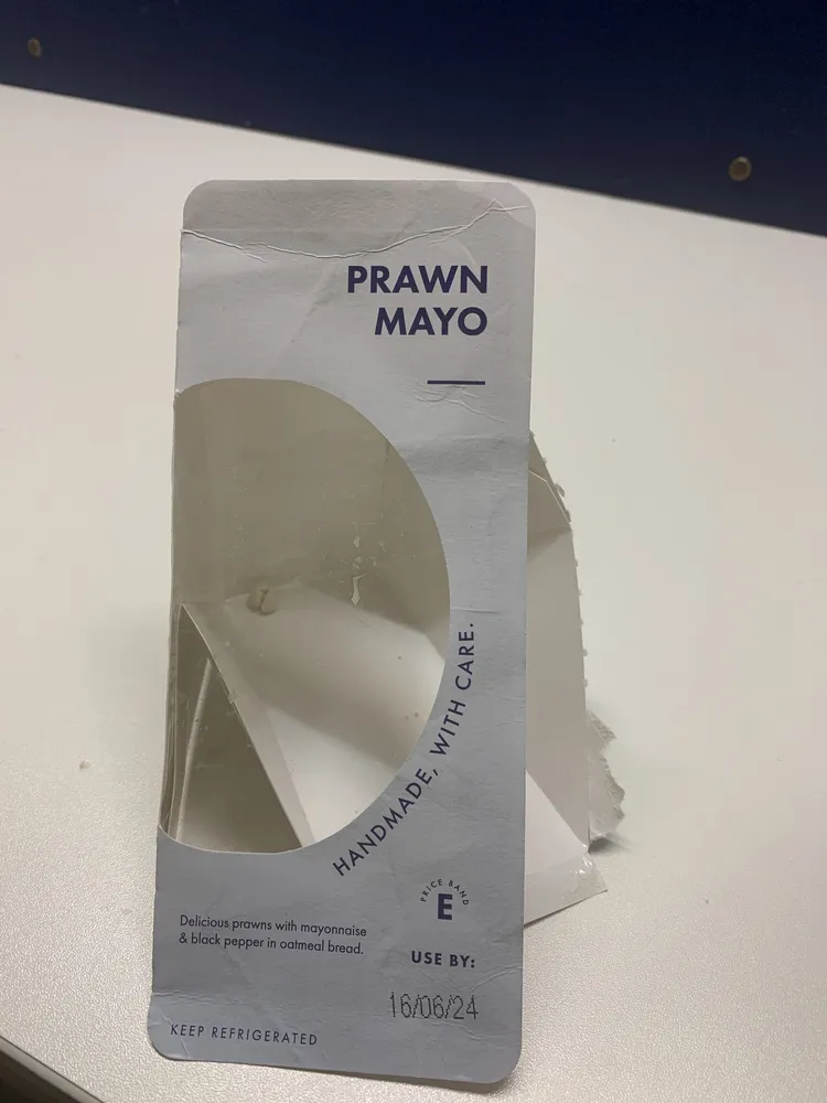 Prawn mayo sandwich