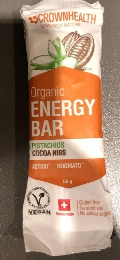 Organic energy bar