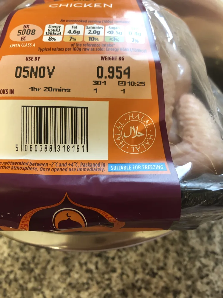 Raw Baby Chicken Whole With Skin