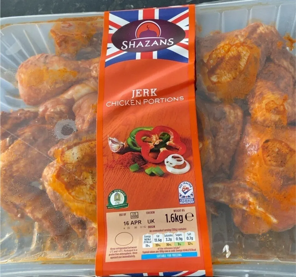 Jerk chiken portions