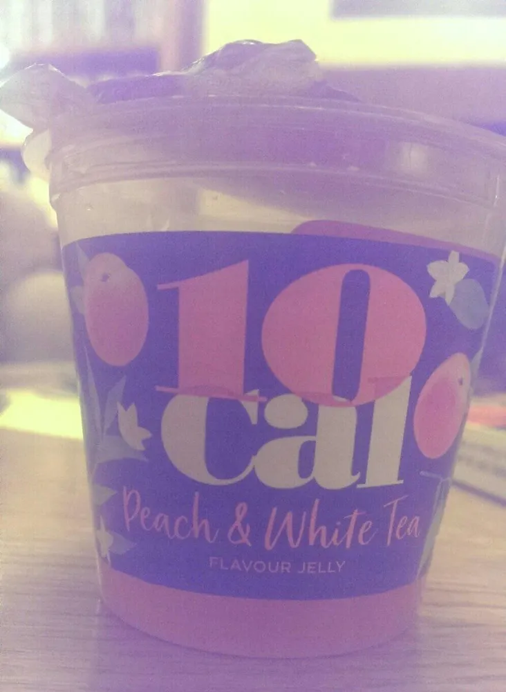 Gelée 10 calories pêche et thé blanc