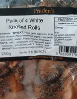 4white knotted rolls