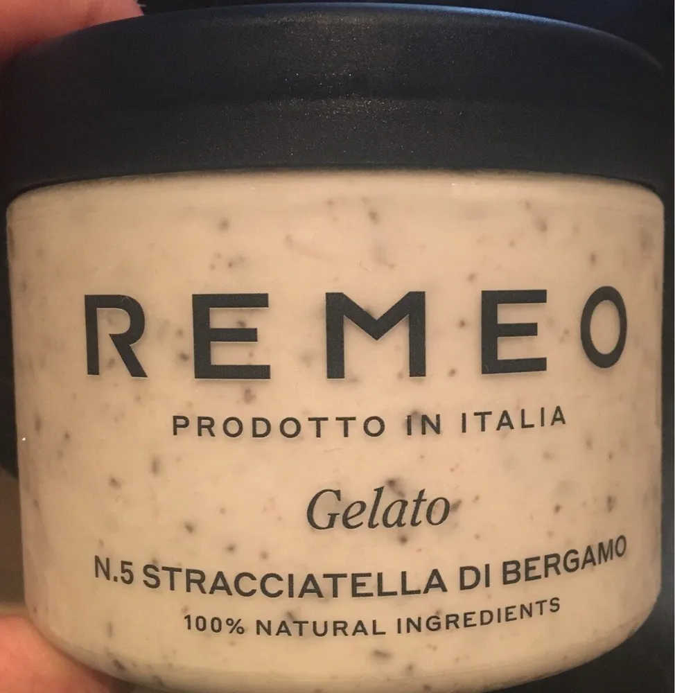 REMEO Gelato Stracciatella di Bergamo