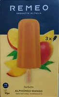 Sorbetto alphonso mango