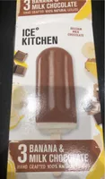 Banana and milk chocolate