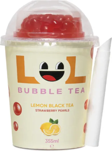 Lemon Black Tea Strawberry Pearls