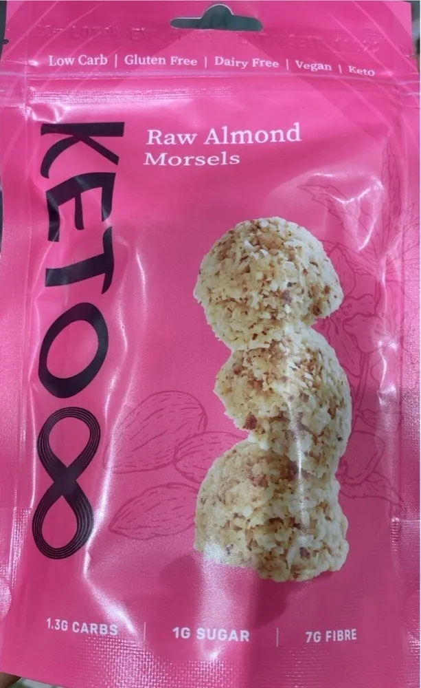 Raw almond morsels