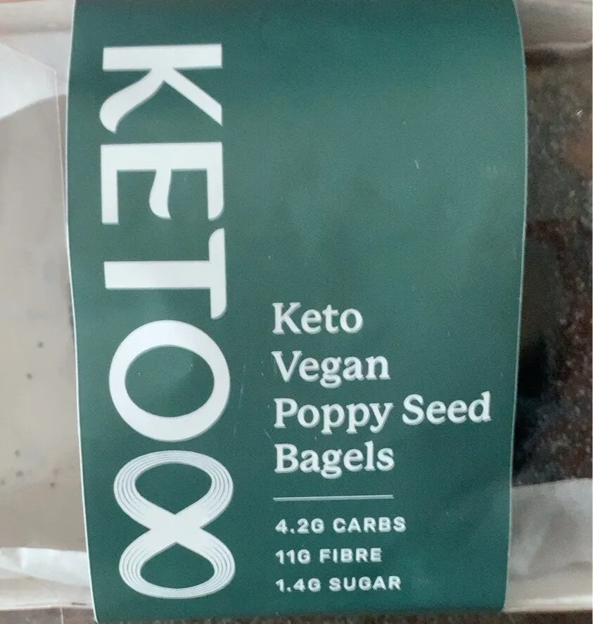 Keto8 poppy seed bagel