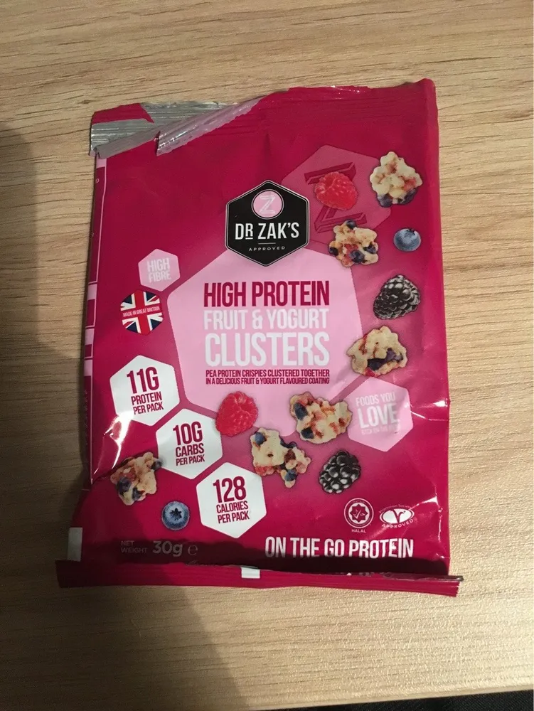 Clusters fruits et yaourts
