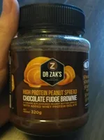 Chocolate fudge brownie peanut spread