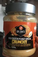 High protein peanut spread crunchy