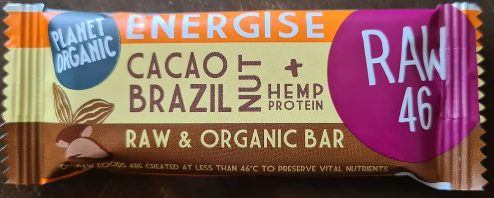 Barre Energise Cacao Noix Du Brésil