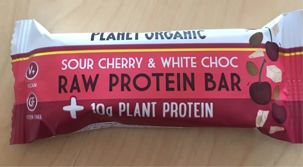 Barre cerise et chocolat blanc