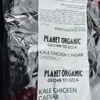 Kale chicken Caesar  sandwich