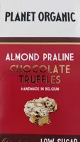 Almond praline chocolate truffles
