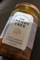Hot carrot and coriander chutney