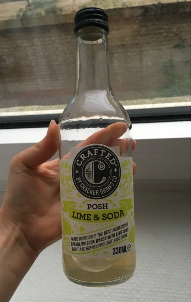 Posh lime and soda