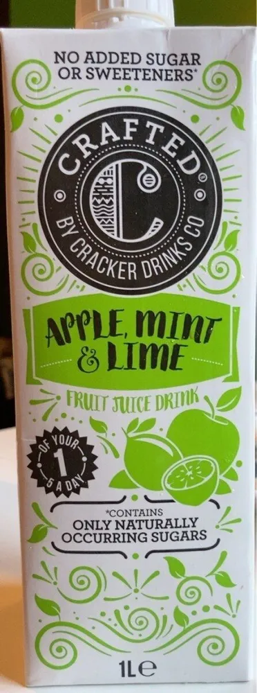 Apple, Mint & Lime fruit juice drink