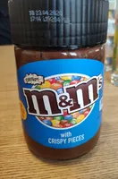 M&M's spread with crispy pieces