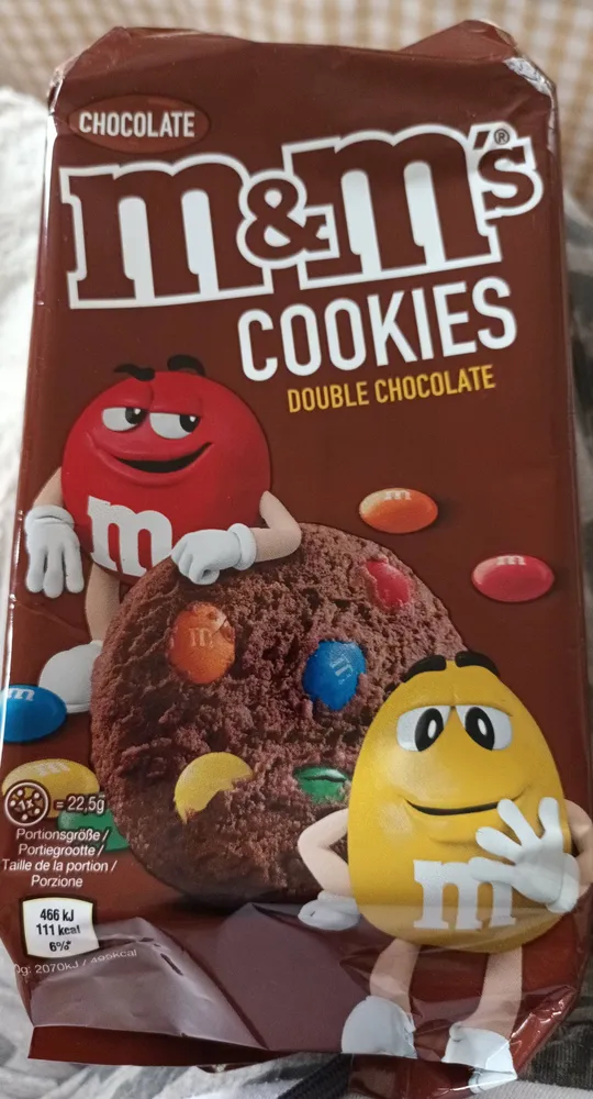 M&M'S COOKIES DOUBLE CHOCOLAT