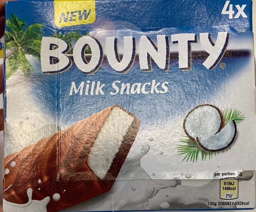 Bounty Milk Snacks