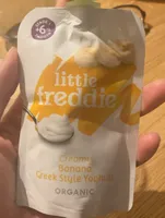 Creamy babana greek style yogurt organic
