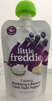Creamy blueberry & banana greek style yoghurt