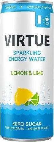 Virtue Sparkling Energy Water Lemon & Lime