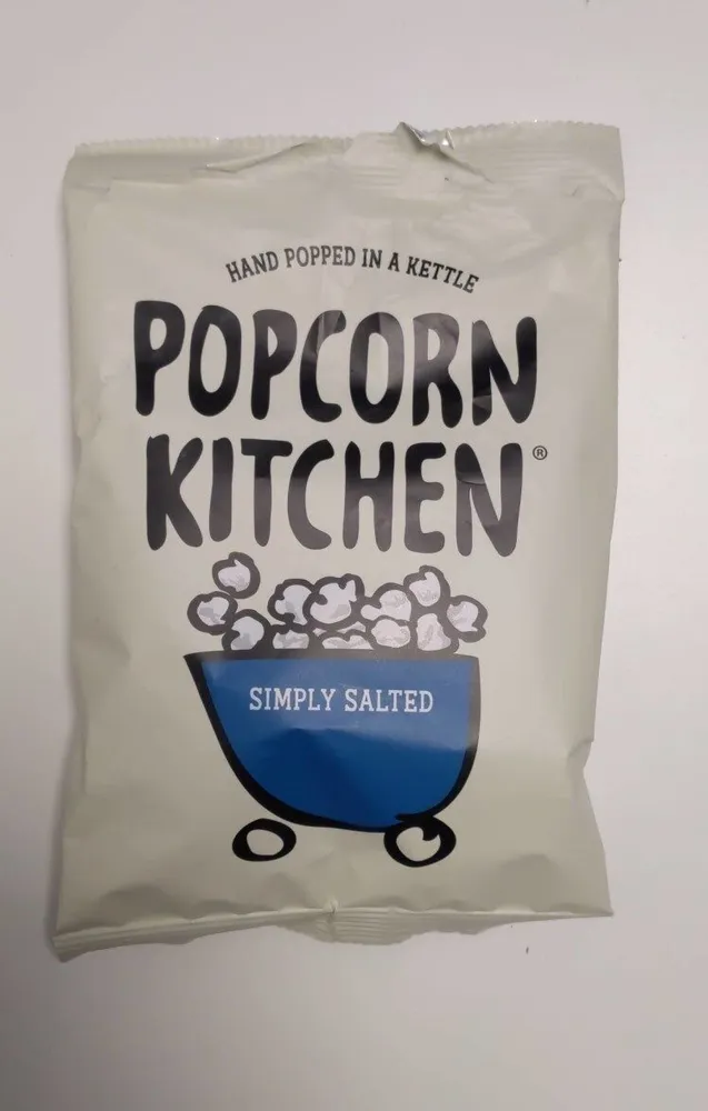 Simply salted popcorn