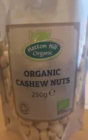 Organic cashew nuts