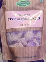 Organic crystallised ginger 100g