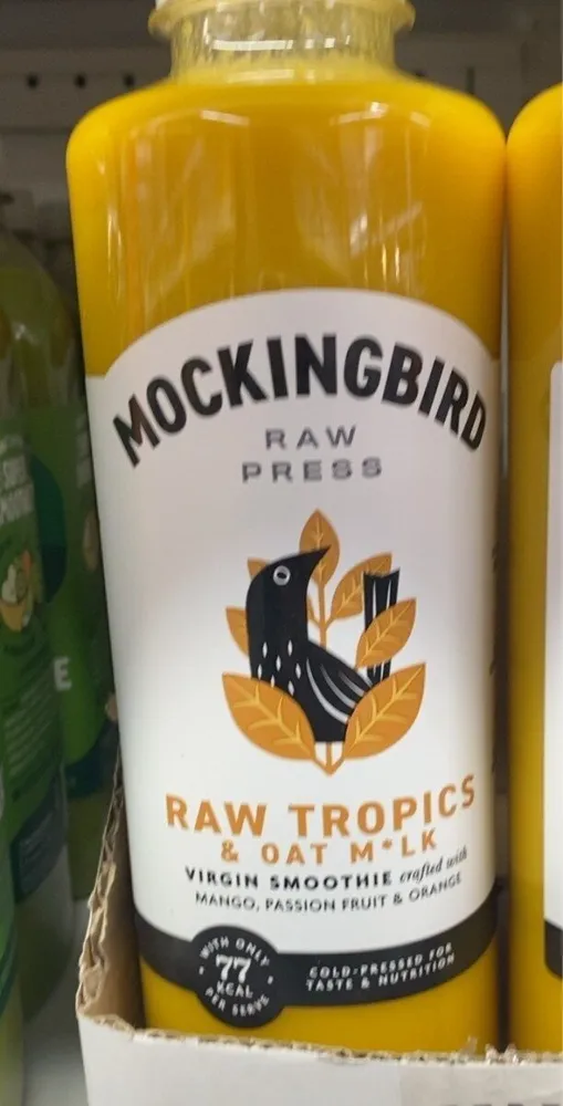Raw tropics &oat milk