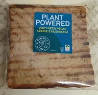 Plant Powered Vegan Cheese and Mushroom