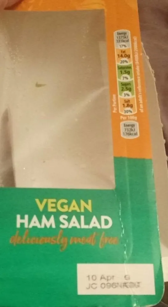 Vegan Ham Salad Sandwich