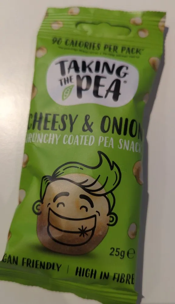 Cheese And Onion Pea Snacks