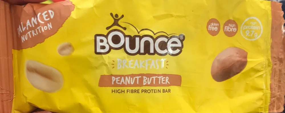 Breakfast peanut butter protein bar