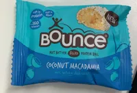 Nut butter filled protein ball