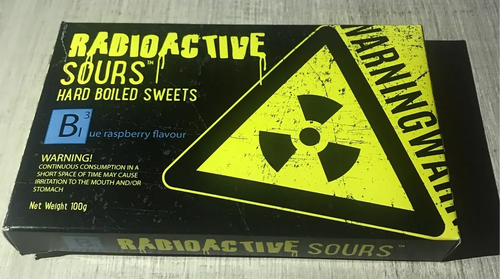 Hard boiled sweets Blue raspberry flavour
