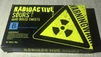 Hard boiled sweets Blue raspberry flavour