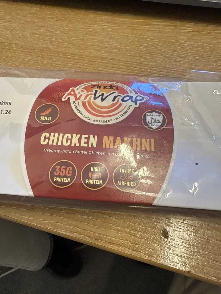 Chicken Makhi Wrap