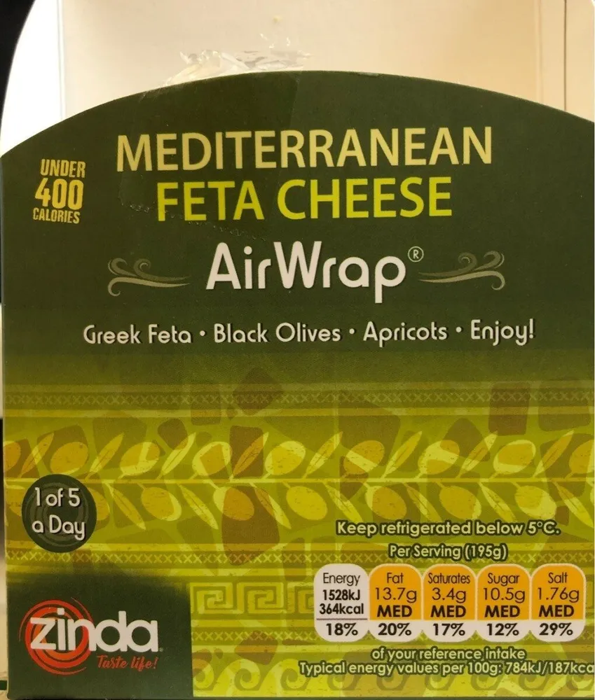 Mediterranean Feta Cheese AirWrap