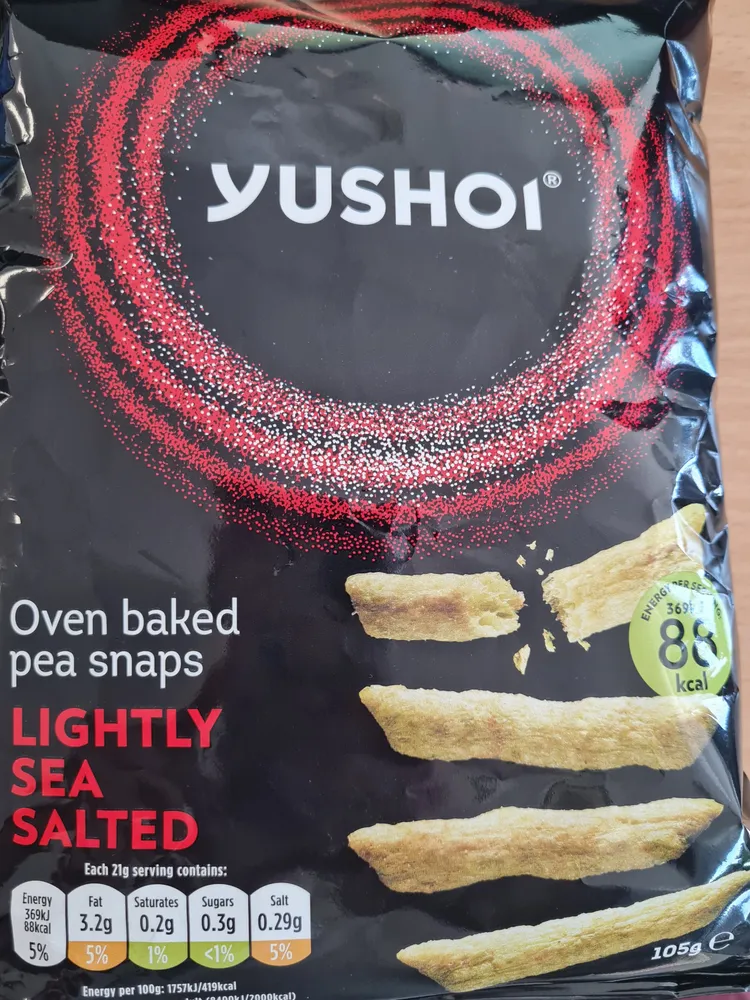 Yushoi Snapea Rice Sticks Lightly Salted