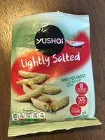 Baked pea snacks
