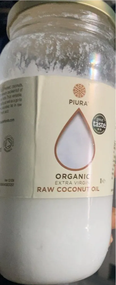 Raw coconut oil