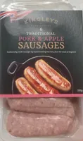 Traditional pork & apple sausages