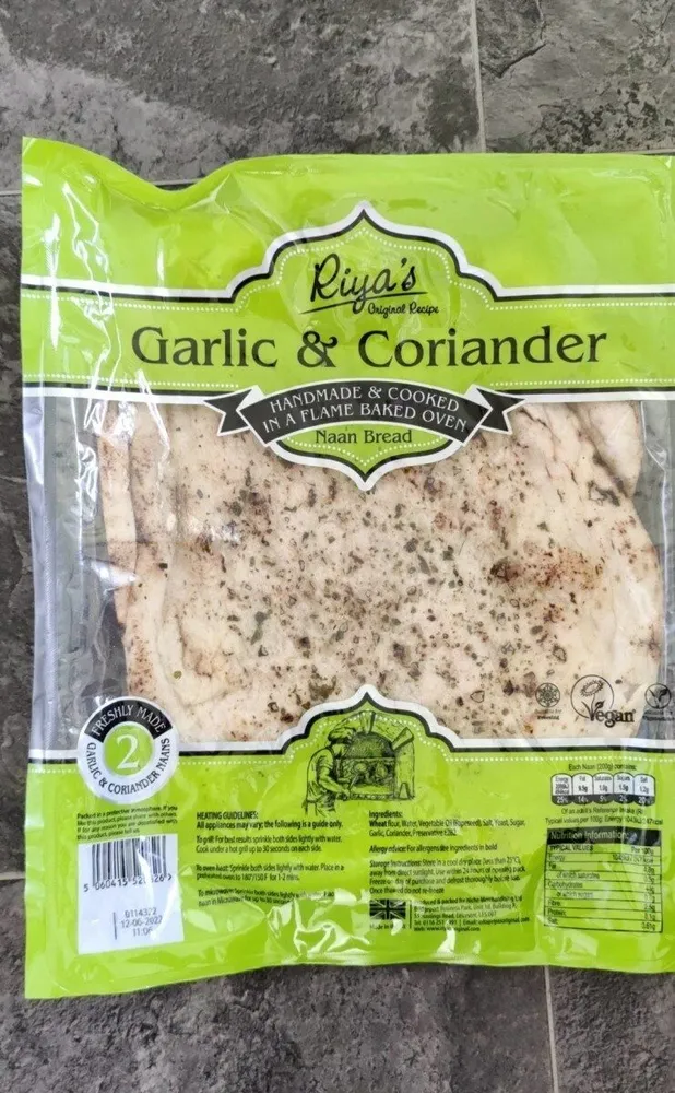 Garlic and Coriander Naan Bread