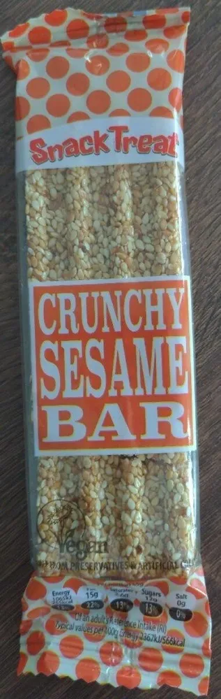 Crunchy sesame bar