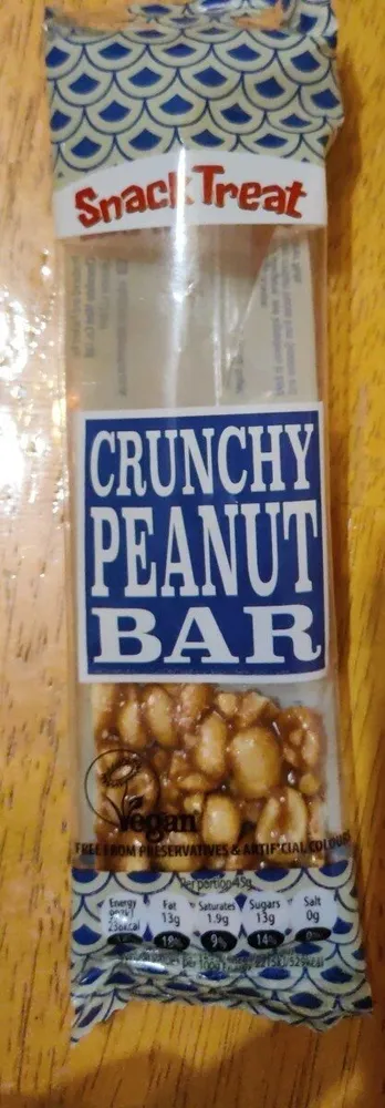 Crunchy peanut bar