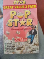 Microwave popcorn, sweet