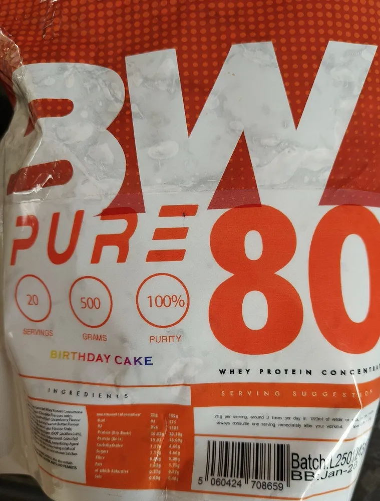 BW Pure 80 Birthday Cake
